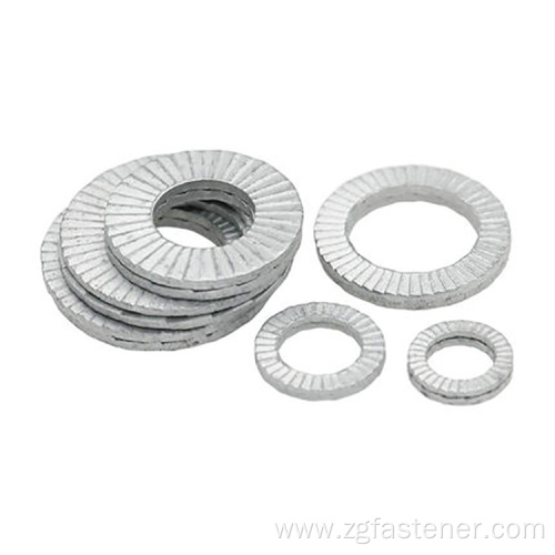 Double fold self-locking washer Steel or Stainless Steel DIN25201